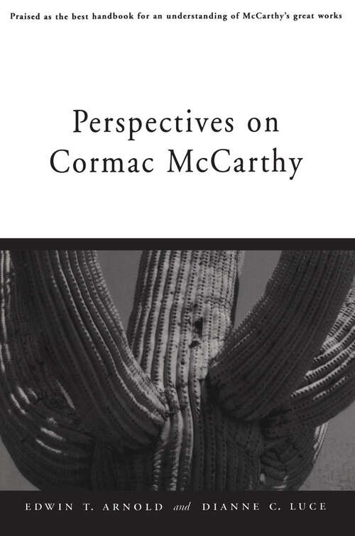 Book cover of Perspectives on Cormac McCarthy (EPUB Single)