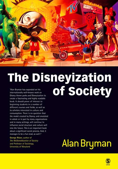 Book cover of The Disneyization of Society