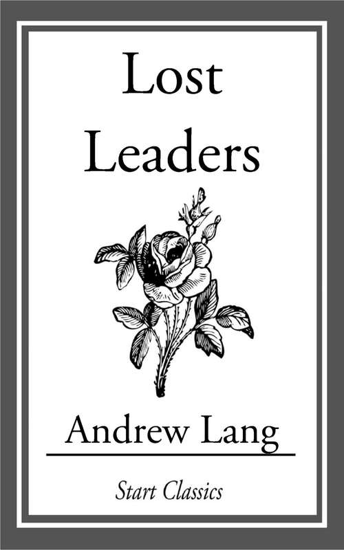 Book cover of Lost Leaders