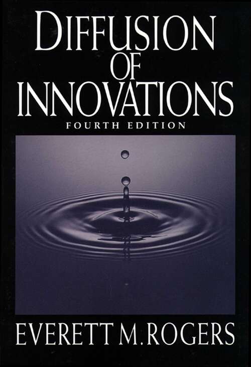 Book cover of Diffusion of Innovations, 4th Edition