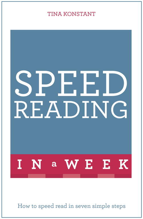 Book cover of Speed Reading In A Week