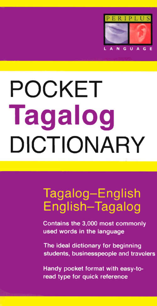 Book cover of Pocket Tagalog Dictionary