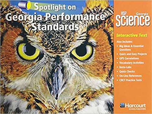 Book cover of Harcourt School Publishers: Science Georgia (GA Spotlight/Performance Standard)