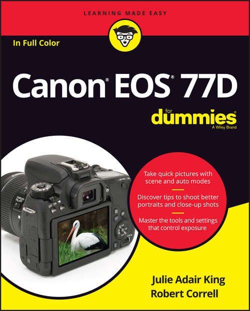 Book cover of Canon EOS 77D For Dummies