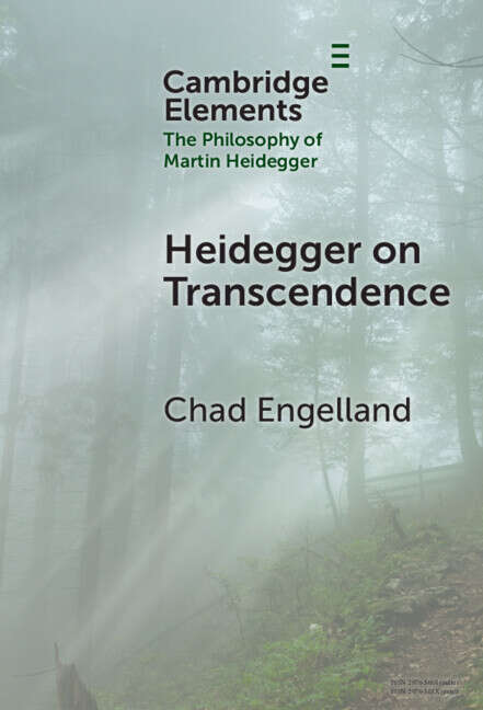 Book cover of Heidegger on Transcendence (Elements in the Philosophy of Martin Heidegger)