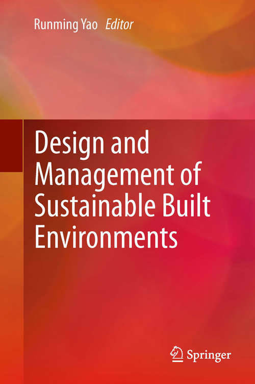 Book cover of Design and Management of Sustainable Built Environments