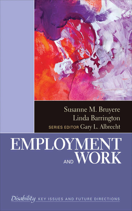 Book cover of Employment and Work