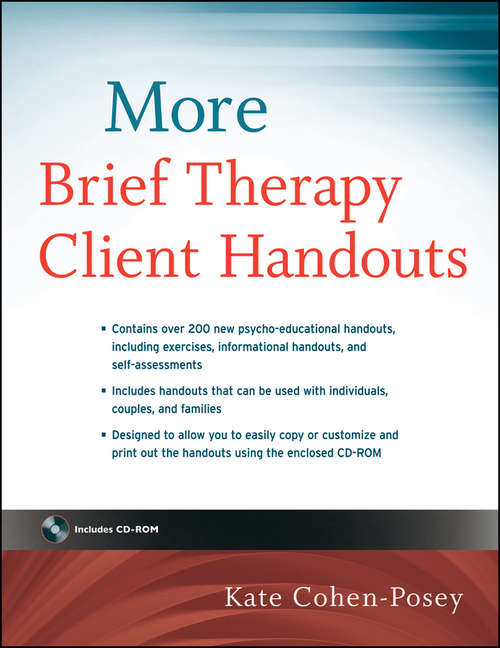Book cover of More Brief Therapy Client Handouts