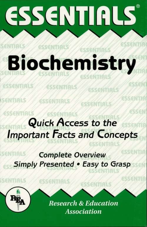 Book cover of Biochemistry Essentials