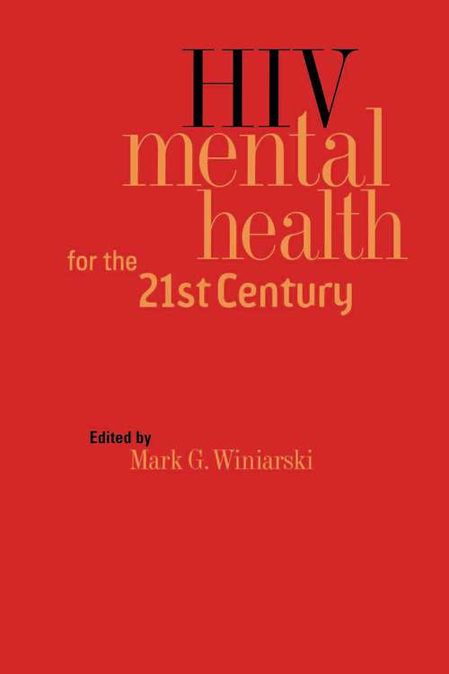 Book cover of HIV Mental Health for the 21st Century