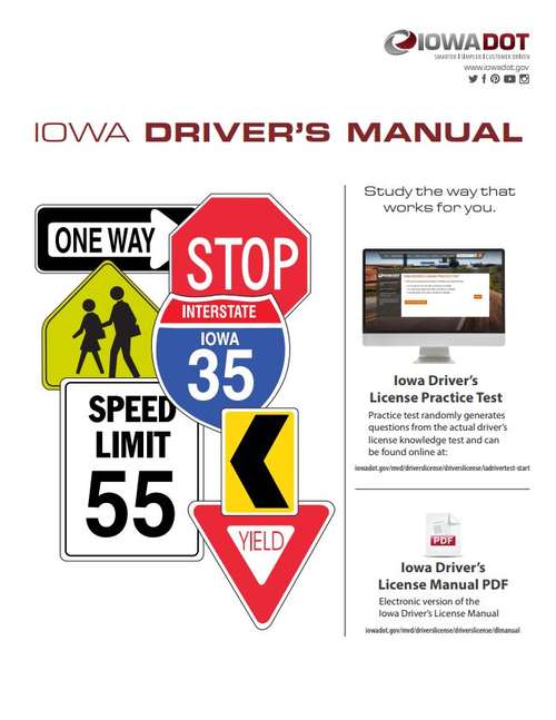 Book cover of Iowa Driver's Manual