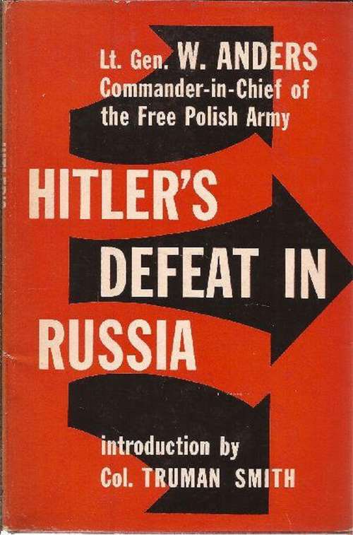 Book cover of Hitler’s Defeat In Russia