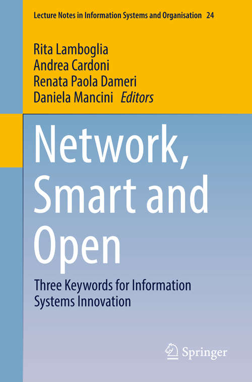 Book cover of Network, Smart and Open