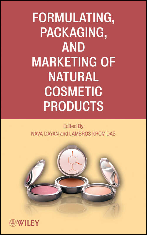 Book cover of Formulating, Packaging, and Marketing of Natural Cosmetic Products