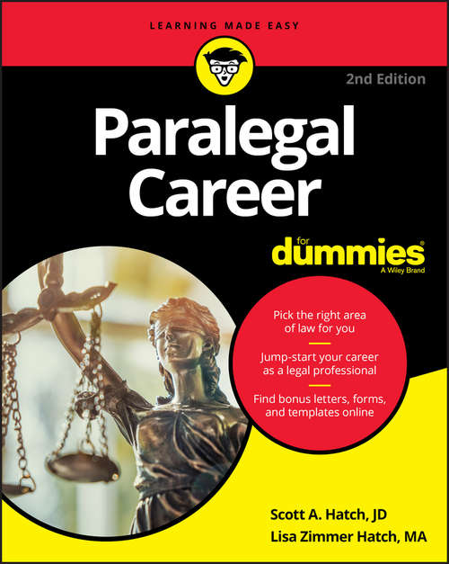 Paralegal Career For Dummies (For Dummies)