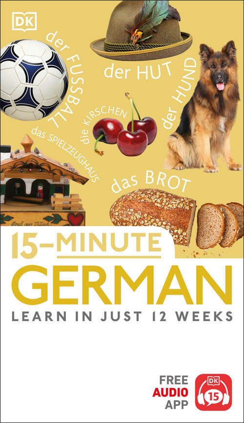 Book cover of 15-Minute German (DK 15-Minute Lanaguge Learning)