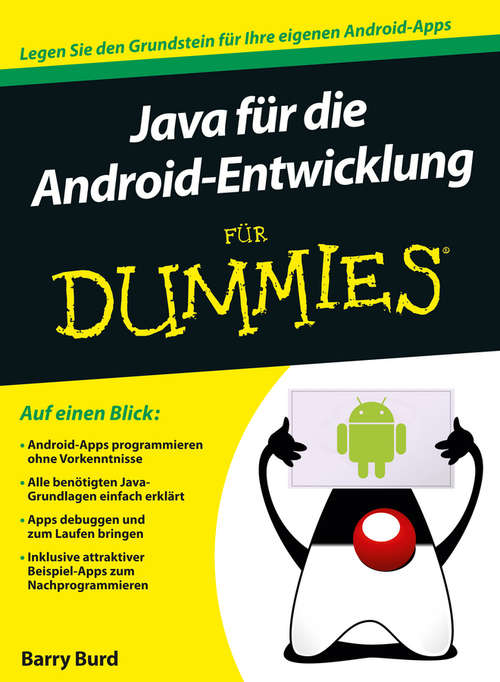 Book cover of Java für die Android-Entwicklung für Dummies (Für Dummies)