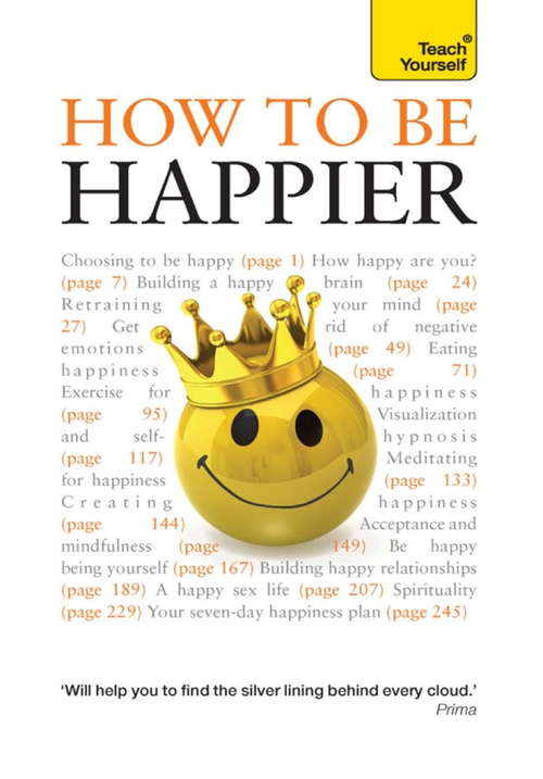Book cover of How to Be Happier: Teach Yourself (New Edition) Ebook Epub
