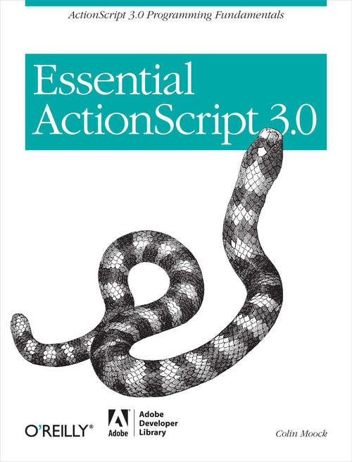 Book cover of Essential ActionScript 3.0
