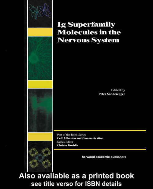 Book cover of Ig Superfamily Molecules in the Nervous System