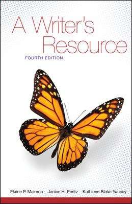 Book cover of A Writer's Resource: A Handbook for Writing and Research (Fourth Edition)