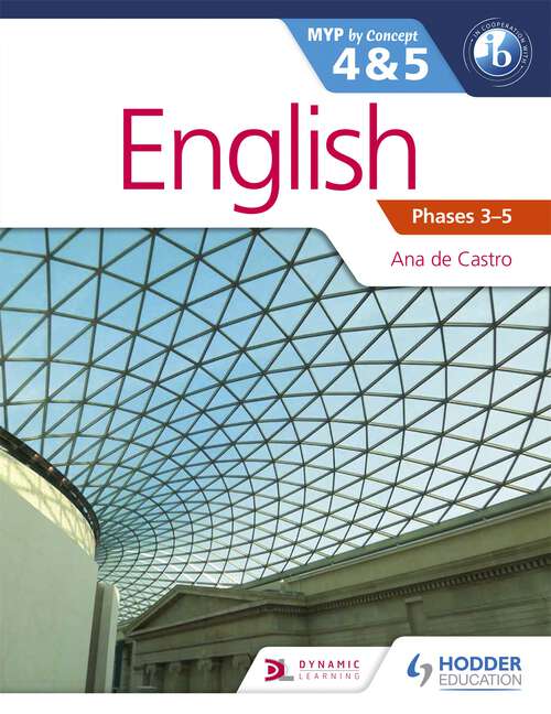 Book cover of English for the IB MYP 4 & 5: by Concept