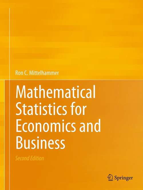 Book cover of Mathematical Statistics for Economics and Business