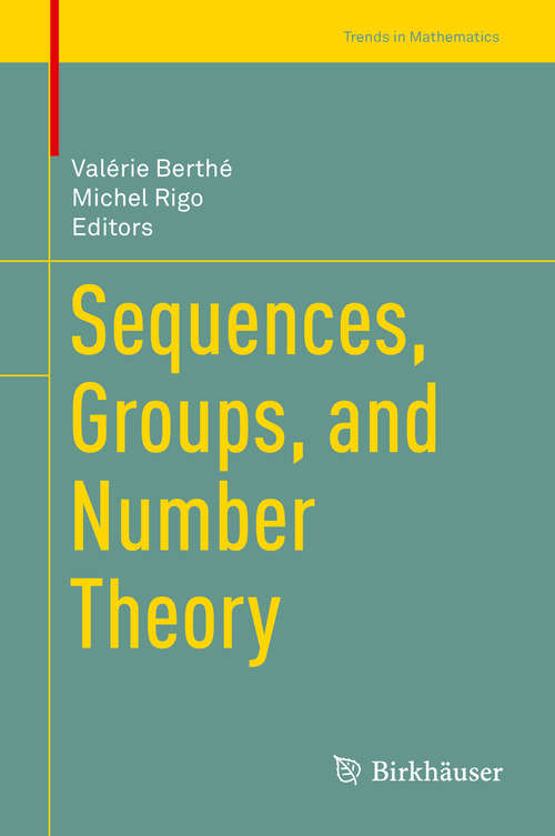 Book cover of Sequences, Groups, and Number Theory