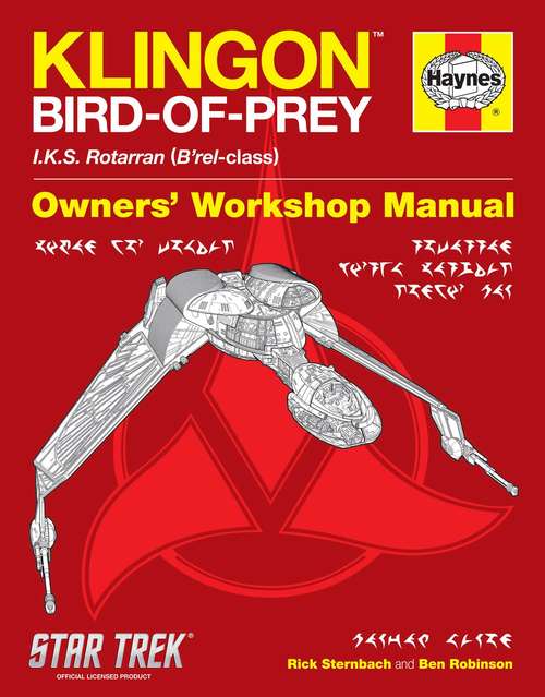 Book cover of Star Trek: Klingon Bird-of-Prey Haynes Manual