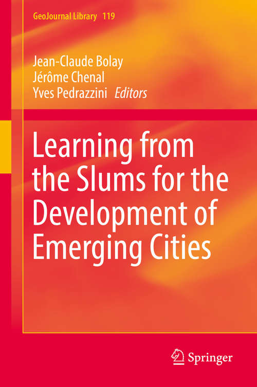 Book cover of Learning from the Slums for the Development of Emerging Cities