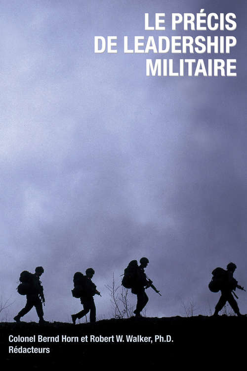 Book cover of Le precis de leadership militaire