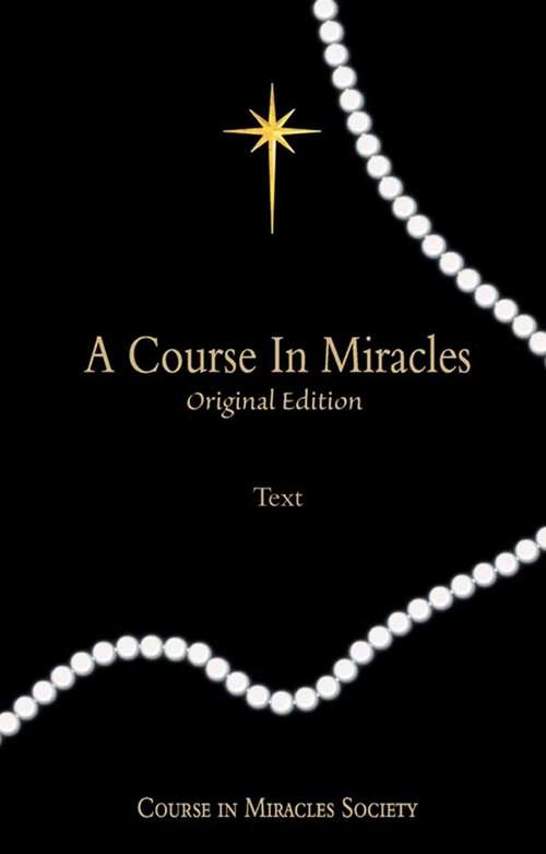 Book cover of A Course in Miracles