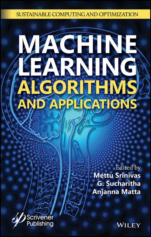 Book cover of Machine Learning Algorithms and Applications