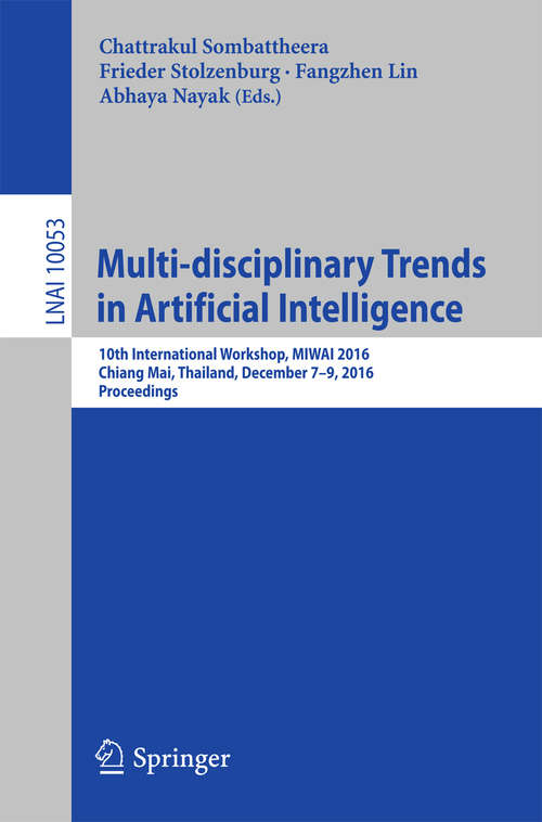 Multi-disciplinary Trends in Artificial Intelligence