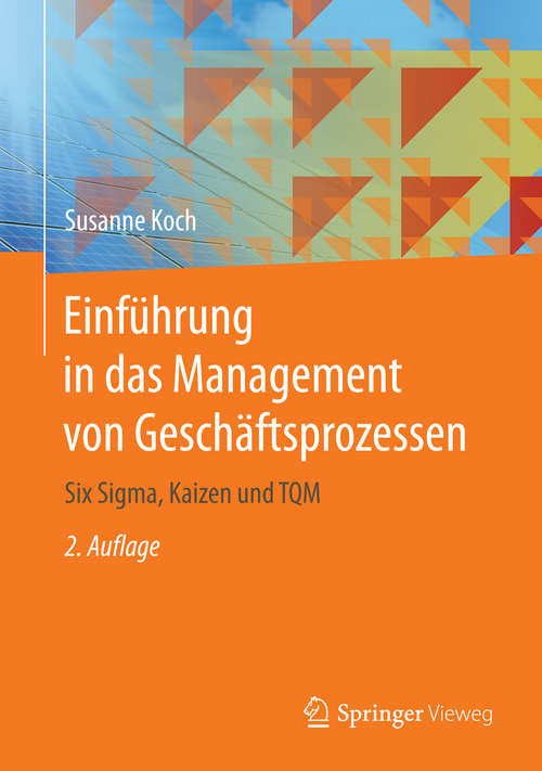 Book cover of Einführung in das Management von Geschäftsprozessen