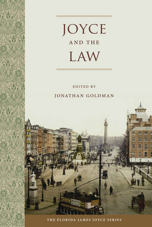 Book cover of Joyce and the Law (The Florida James Joyce Series)