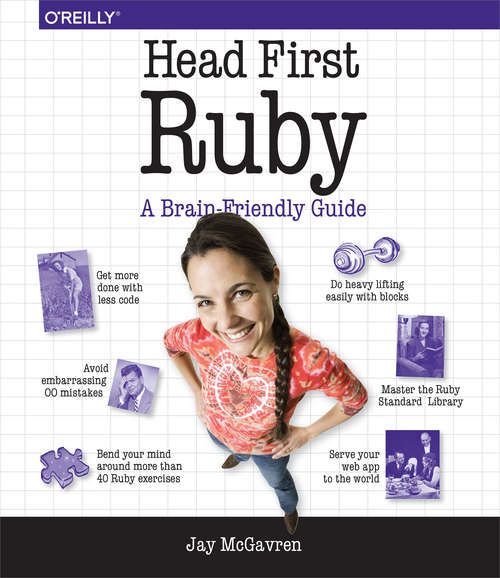 Book cover of Head First Ruby: A Brain-Friendly Guide