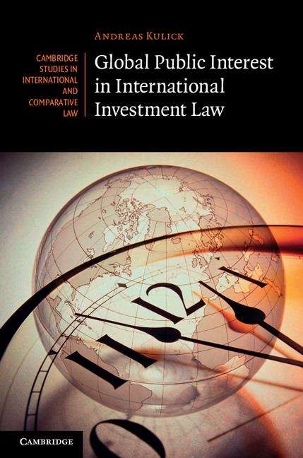Book cover of Global Public Interest in International Investment Law