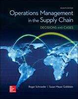 Operations Management in the Supply Chain: Decisions and Cases