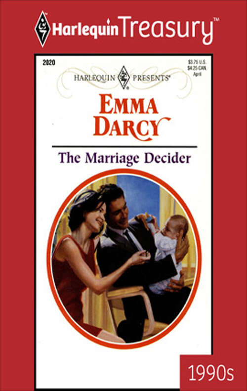 Book cover of The Marriage Decider