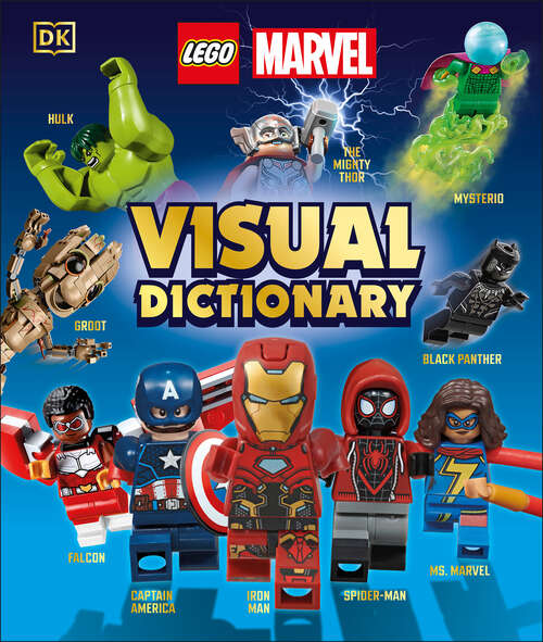 Book cover of LEGO Marvel Visual Dictionary