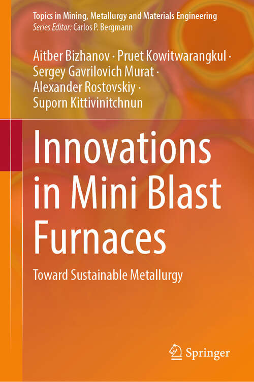 Book cover of Innovations in Mini Blast Furnaces: Toward Sustainable Metallurgy (Topics in Mining, Metallurgy and Materials Engineering)
