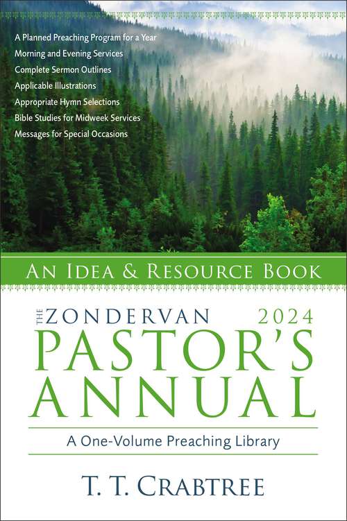 Book cover of The Zondervan 2024 Pastor's Annual: An Idea and Resource Book