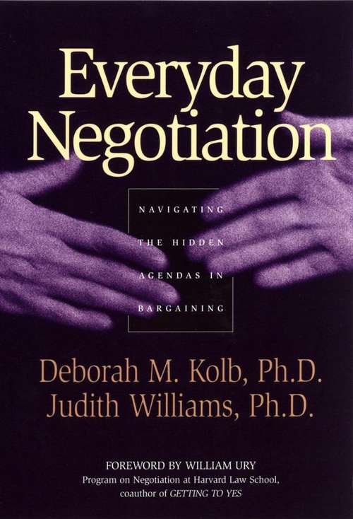 Book cover of Everyday Negotiation