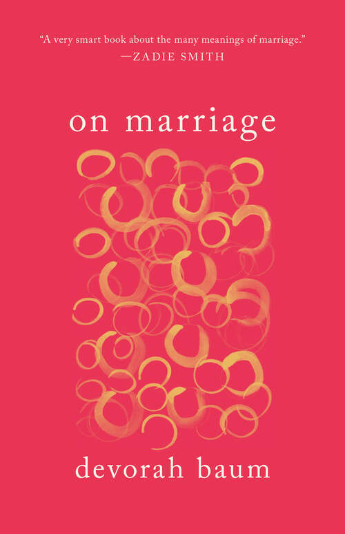 Book cover of On Marriage