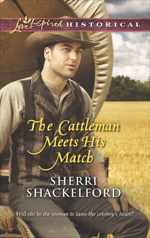 Book cover of The Cattleman Meets His Match (Prairie Courtships)