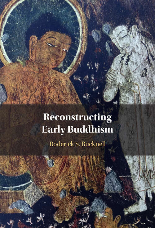 Book cover of Reconstructing Early Buddhism