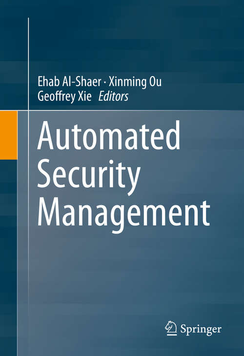 Book cover of Automated Security Management