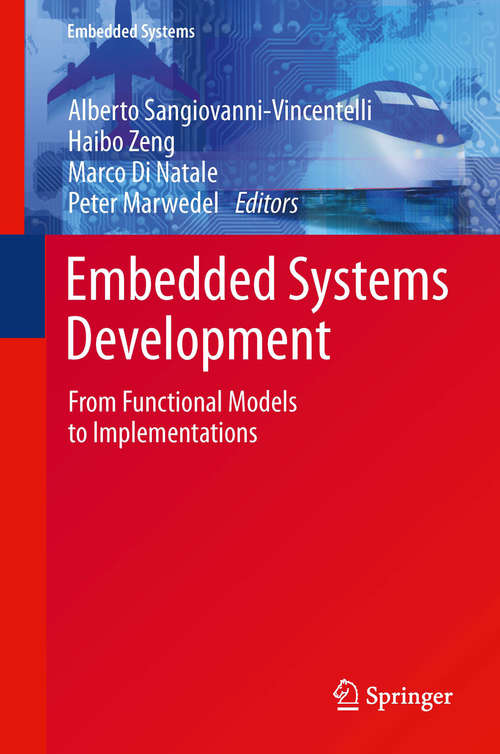 Book cover of Embedded Systems Development: From Functional Models to Implementations