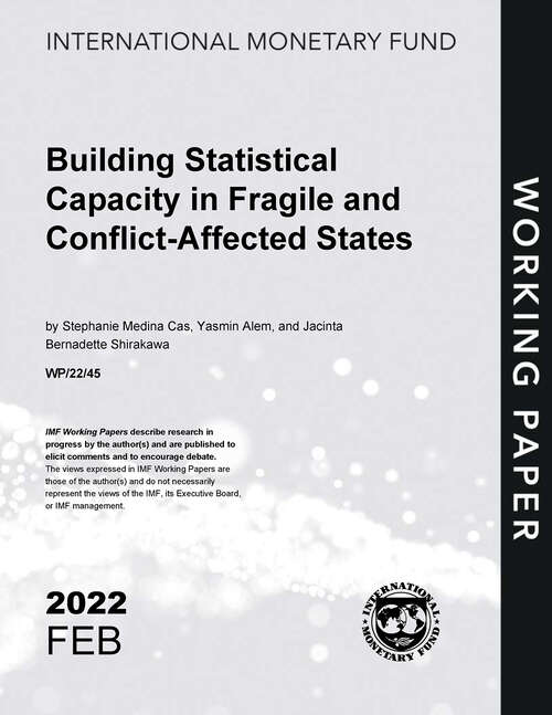 Book cover of Building Statistical Capacity in Fragile and Conflict-Affected States (Imf Working Papers)